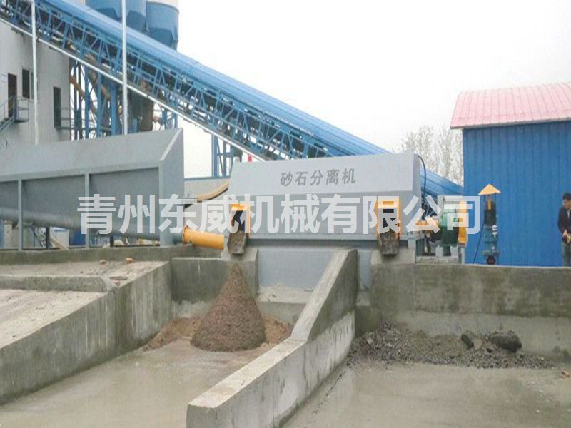 第二代砂石分離機使用現場